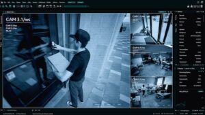 Closeup of Surveillance Footage - Proving Liability