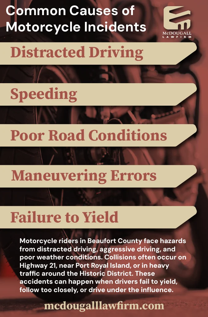 causes of motorcycle accidents